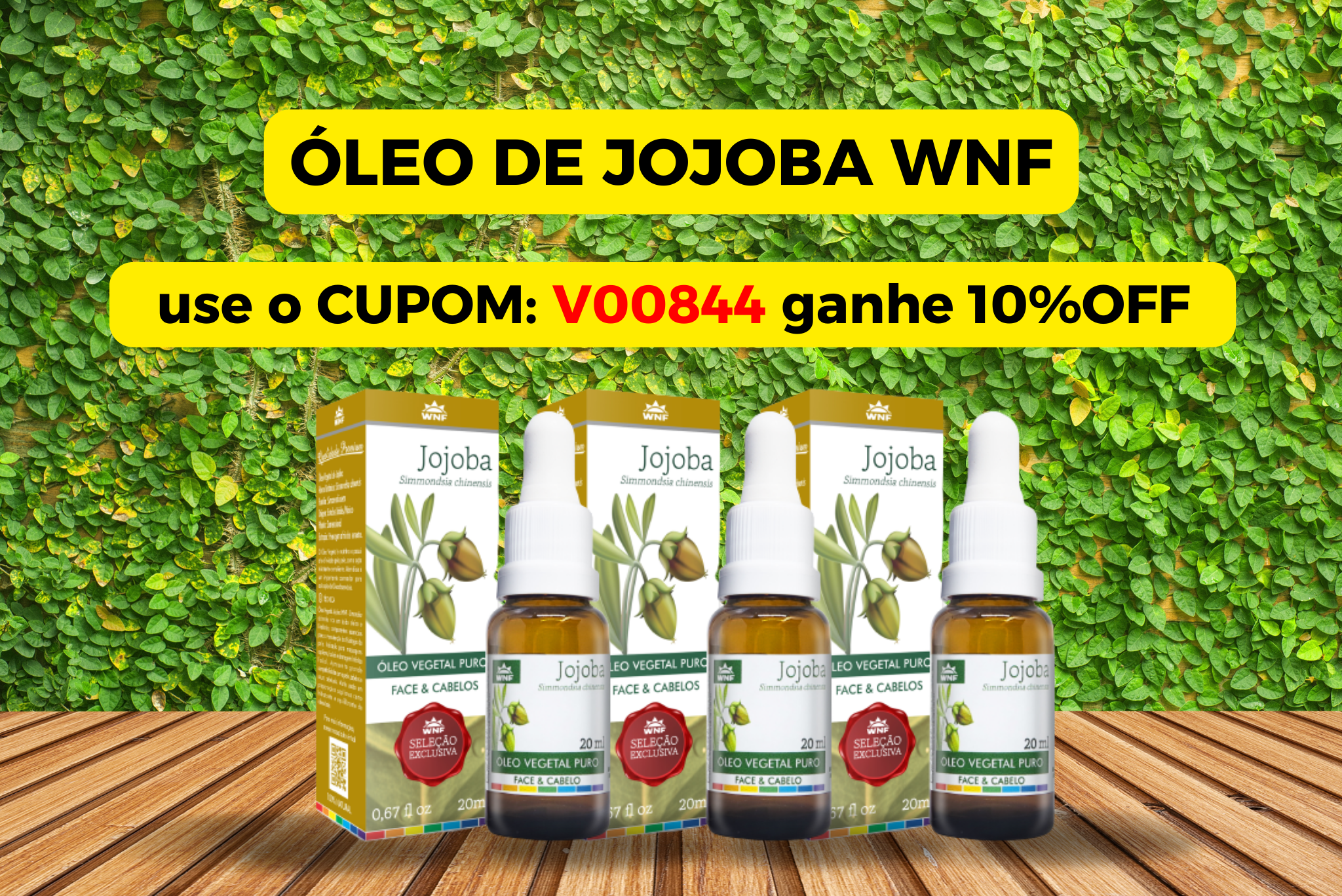 imagem de óleo de jojoba da marca wnf com cupom de desconto