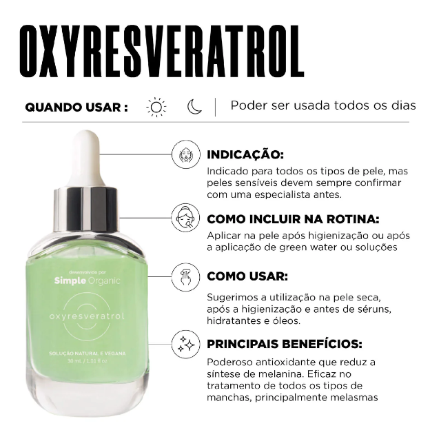 imagem de benefícios solução oxyresveratrol